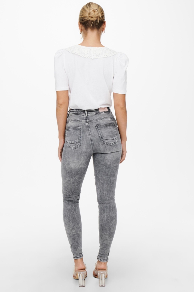 ONLPOWER MID PUSH UP SK AZG937 NOO 15231450 GREY DENIM